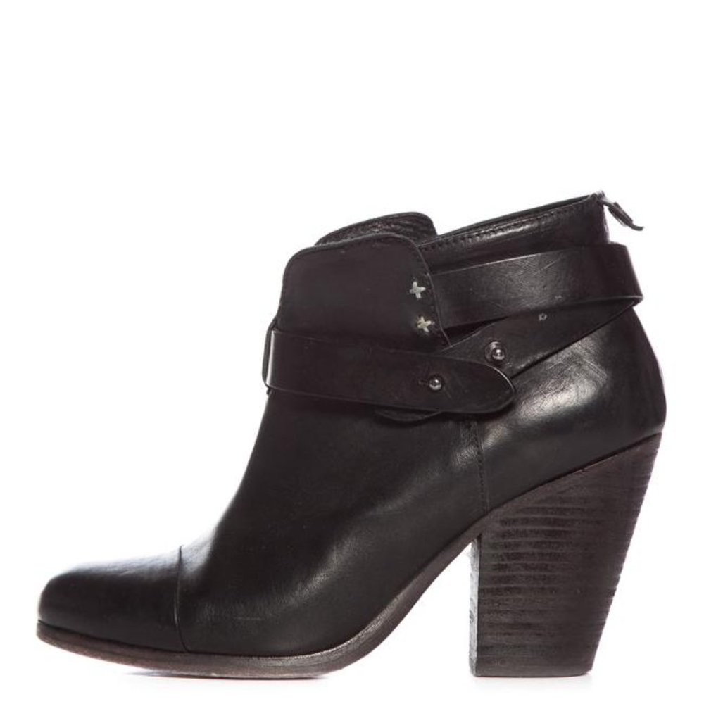 Rag and Bone Harrow Leather Ankle Boot 6.5